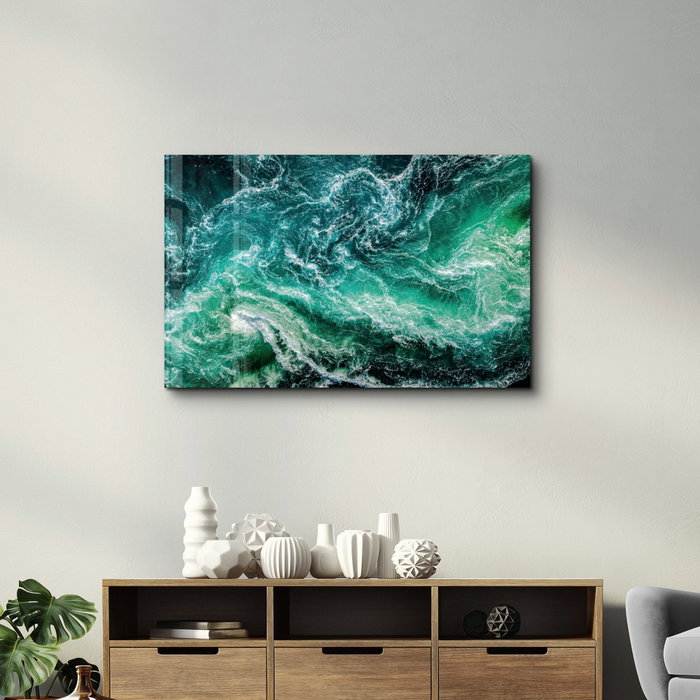 Wallity Pintura Decorativa de Vidrio Templado Multicolor 35 x 55 cm Wallity Pintura Decorativa de Vidrio Templado Multicolor 35 x 55 cm